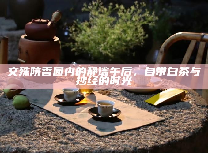 文殊院香园内的静谧午后，自带白茶与抄经的时光